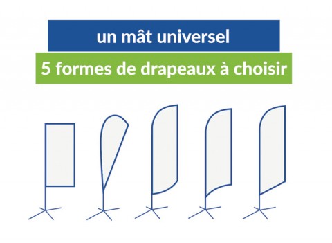 Modèles de voiles sur mat