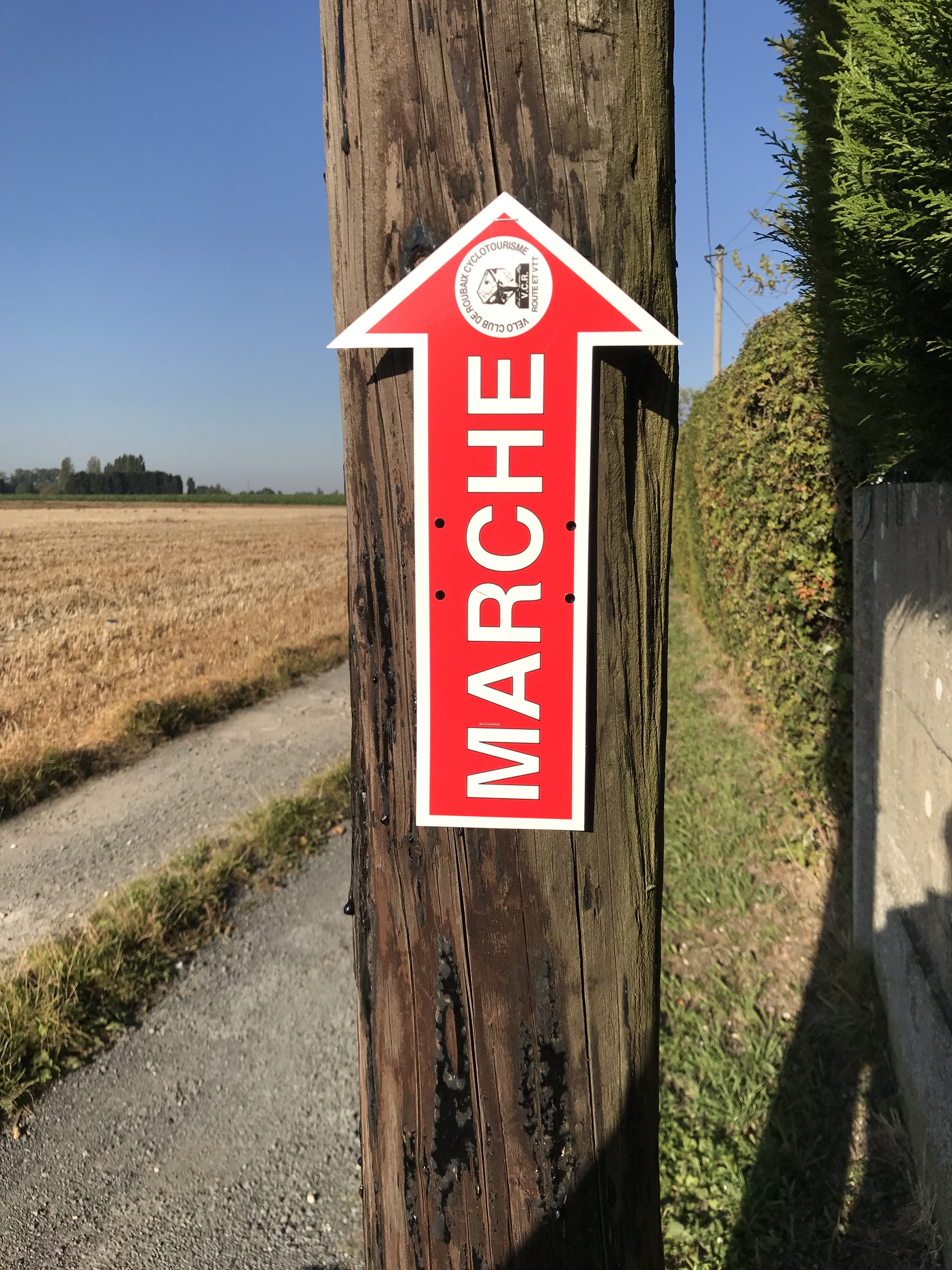 fléchage pour randonnées