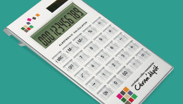 Calculatrice marquée